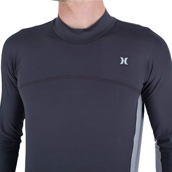 Hurley Männer Channel Crossing Paddle Series Langarm-Lycra-Weste MAT0001050 - Dark Stone Grey